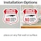 Signmission Alligator Warning Shield Sign Beware Of, 12 inch X 12 inch, Vinyl Decal, 2PK SHI-D-2PACK-12-358 - alternate 5
