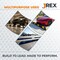 Jrex Safety 72 in Rubber Parking Block Curb Stop, White Reflective Strip, Half Pallet 24 PBSW-JR-6-HP24 - alternate 3