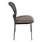 Office Star Products ProGrid Titanium & Black Visitors Chair, Straight Legs, Dillon Grey 86724R-R103 - alternate 4