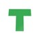 Safetytac SafetyTac Tfts (Squared) - Green, 40-Pack, 4in x 4in x 1in STTQ405 - alternate 1