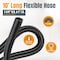 Powertec 10 ft. Dust Collection Hose Kit with 5 Fittings & a Tapered Reducer for Woodworking Power Tools 70477N - alternate 5