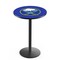 Holland Bar Stool Co 36" Blk Wrinkle Buffalo Sabres Pub Table, 36" dia. Top L214B3636BufSab - alternate 1