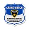Signmission Neighborhood Crime Watch Shield Sign We, 6 Inch X 6 Inch, Plastic Sign SHI-P-6-388 - alternate 1
