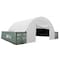 Mytee Products Shipping Container Canopy Shelter Kit - 40ft x20ft Storage Cover & Door & End Wall 4020CSB-WALL-DOOR-KIT - alternate 5