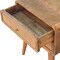 Homeroots 22" Beige Solid Wood Two Drawer Nightstand 651516 - alternate 11