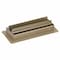 Zoro Select Lay-In Floor Register, 10 in W x 4 in H Opening, 170 cfm, Brown, Steel, One-Way Airflow 4JRR4 - alternate 2