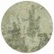 Homeroots 8' Artichoke Green And Fern Green Round Abstract Washable Indoor Outdoor Area Rug 609848 - alternate 6