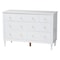 Baxton Studio Roni Modern White Wood 7-Drawer Dresser with Scalloped Edges 256-14085-ZORO - alternate 1