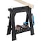 Channellock 27'' L x 32'' H Plastic Folding Sawhorse Set 1000 Lb. Capacity, 2PK CL352754 - alternate 4