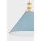 Hudson Valley Lighting Painted No. 2 Pendant in Aged Brass/Blue Bird by Mark D. Sikes MDS352L-AGB/BB - alternate 3