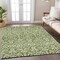 Homeroots 3' X 5' Olive Green And Ivory Damask Washable Indoor Outdoor Area Rug 595175 - alternate 7