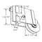 G.A.S. Hardware Lawson Roller for Sliding Glass Doors DR106SP - alternate 6