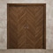 Sartodoors Sliding French Double Pocket Doors 84 x 80 inches, Ego 5005 Cognac Oak Veneer, Kit Rail Hardware ,  EGO5005DP-DKO-84 - alternate 4