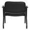 Office Star Big and Tall Guest Chair in Black Faux Leather with soft PU Arms, Sturdy Black Metal Chair 55051B-U6 - alternate 5