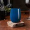 Smarty Had A Party 12 oz Solid Navy Elegant Stemless Plastic Wine Glasses 64 Glasses, 64PK 3712-NV-CASE - alternate 1