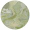 Homeroots 8' Green Blue And Gray Round Abstract Washable Indoor Outdoor Area Rug 597772 - alternate 7