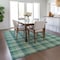 Homeroots 5' X 8' Blue And Green Plaid Washable Indoor Outdoor Area Rug 601435 - alternate 5