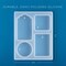 Mod Podge Silicone Resin Mold, Tags, 3PK 27575 - alternate 8