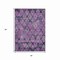 Homeroots 3' X 5' Eggplant Plum And Lavender Aztec Washable Indoor Outdoor Area Rug 615776 - alternate 6