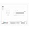 Zoro Select Not Graded, 1/4"-20 Flange Bolts, Plain Stainless Steel, 1 in L, 5 PK 1-12B-25C-100 - alternate 3