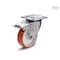 Elesa 451251 Castors stainless steel bracket Injected polyurethane coating plate bracket 451251 - alternate 1