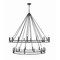 Z-Lite Dennison 28 Light Chandelier, Matte Black, 60 In W x 61 In H 4005-28MB - alternate 3