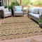 Homeroots 3' X 5' Gold Brown And Beige Moroccan Washable Indoor Outdoor Area Rug 594322 - alternate 8