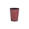 Homeroots 5in Red Recycled Plastic Indoor Outdoor Round Pot Planter 488246 - alternate 1