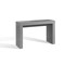 Homeroots 47" Gray Wood Block Console Table 555122 - alternate 3