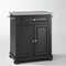 Crosley Alexandria Granite Top Portable Kitchen Island/Cart KF30023ABK - alternate 1