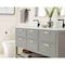 Amerock Overton 6-5/16 in 160 mm Center-to-Center Brushed Gold/Black Chrome Cabinet Pull BP36683BGLBCR - alternate 3