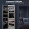 Simple Deluxe 47.2in Jewelry Cabinet Organizer Wall or Door Mounted with Full-Length Mirror and 6 LEDs Jewelry Or 3A88HICABTJEWHT - alternate 5