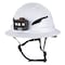 Klein Tools Type-2 Hard Hat, Vented Full Brim with Rechargeable Headlamp, White 60407T2RL - alternate 1