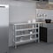 Amgood 14in D x 48in L Stainless Steel Table, Three Undershelves AMG WT-1448-3SH-Z - alternate 5
