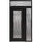 Vdomdoors Aluminum Door Iron 1600 Black Entry Steel Metal Classic Painted 50 x 92 (36+14 x 80+12)-Left Inswin IRON1600EXD-BLK-W36+14xH80+12-LH-I - alternate 1