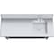 Amgood 60 in. x 24 in. Stainless Steel Work Table with Built-in Right Prep Sink and Faucet WTWTPS-2460-R-F-Z - alternate 5