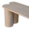 Homeroots 47in Brown Solid Wood Storage Bench With Cabinet 718248 - alternate 7