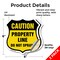 Signmission No Spray Shield Sign Caution Property Li, 6 inch X 6 inch, Vinyl Decal, 2PK SHI-D-2PACK-6-404 - alternate 3