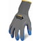 Ironclad Performance Wear Knit Gloves, Latex, Crinkle, Palm, 3 Abrasion Level, Gray, XL (10) 1 PR SKC1LT-05-XL - alternate 1