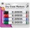 Charles Leonard Barrel Style Dry Erase Markers, Assorted, Chisel, 4 Per Pack, PK12 47814 - alternate 1