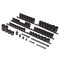 Sunex 3/8 in & 1/2 in Drive Sae & Metric 6 Point Standard & Deep 68-Piece Master Impact Socket Set 1068 - alternate 1