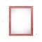 Homeroots 4" x 6" Red Solid Wood Tabletop Picture Frame 386562 - alternate 4