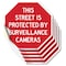 Signmission This Street Is Protected by Surveil, 4 inch X 4 inch, Vinyl Decal, 5PK OC-D-5PACK-4-331 - alternate 1