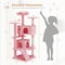 Simple Deluxe 54 Inches Cat Tree Tower Condo Furniture, Multi-Level Cat Tower Condo Activity Center for Indoor Ca 3A88CATTREE54INPNK - alternate 4