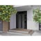Vdomdoors Aluminum Door with Hidden Handle Hiddex 0155 Ardesia Nero Entry Steel Metal Modern Painted W14+36+1 HIDDEX0155EXD-BLK-W14+36+14xH80+12-LH-I - alternate 4