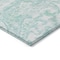 Homeroots 3' X 5' Turquoise And Ivory Paisley Washable Indoor Outdoor Area Rug 588666 - alternate 5