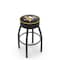 Holland Bar Stool Co 25" Pittsburgh Penguins Cushion Seat, Blk Wrinkle Base Swivel Bar Stool L8B125PitPen - alternate 1