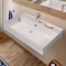 Whitehaus Collection 32 in Rectangular Wall Mount Basin with Single Faucet Drilling and Overflow B-AG81-1H - alternate 5