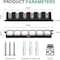 Simple Deluxe Vertical Fishing Rod Holders Wall-Mounted - Fishing Rod Rack, Great Fishing Pole Holder and Rack fo SOFISHRODRACKGREYVERT - alternate 5