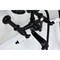 Kingston Brass 7-Inch Wall Mount Tub Faucet with Hand Shower, Matte Black CC545T0 - alternate 5